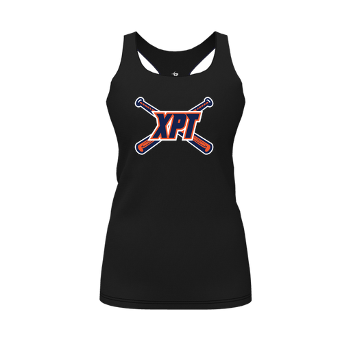 [FT0TRBBK-FYS-LOGO1] Decker Racerback Tank Top (Female Youth S, Black, Logo 1)