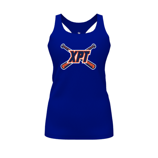 [FT0TRBRY-FYS-LOGO1] Decker Racerback Tank Top (Female Youth S, Royal, Logo 1)