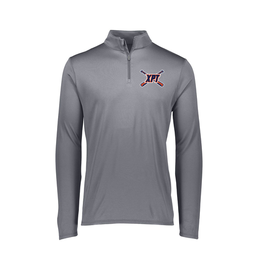 [FTLQFLGY-FAXS-LOGO1] Decker Women's Flex-Lite 1/4 Zip Shirt (Female Adult XS, Gray)