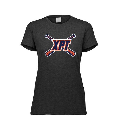 [FTSCUBBK-FAXS-LOGO1] Decker Women's Tri-Blend T-Shirt - Short Sleeve (Female Adult XS, Black)