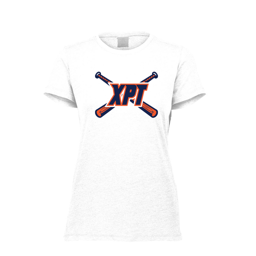 [FTSCUBWH-FAXS-LOGO1] Decker Women's Tri-Blend T-Shirt - Short Sleeve (Female Adult XS, White)