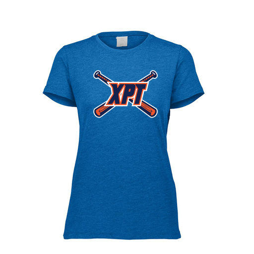 [FTSCUBRY-FAXS-LOGO1] Decker Women's Tri-Blend T-Shirt - Short Sleeve (Female Adult XS, Royal)