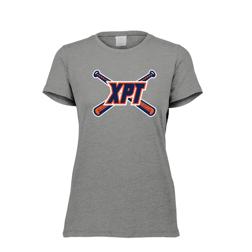 [FTSCUBGY-FAXS-LOGO1] Decker Women's Tri-Blend T-Shirt - Short Sleeve (Female Adult XS, Gray)