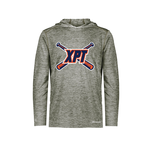 [FOLHCGGY-AS-LOGO1] Decker Men's Charge Hoodie (Adult S, Gray)