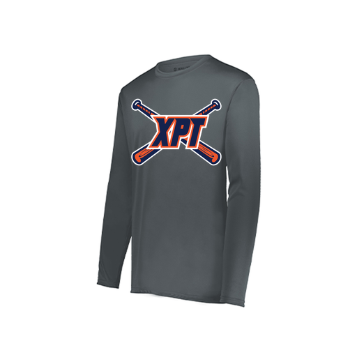 [222822.059.XS-LOGO1] Men's LS Smooth Sport Shirt (Adult XS, Gray)